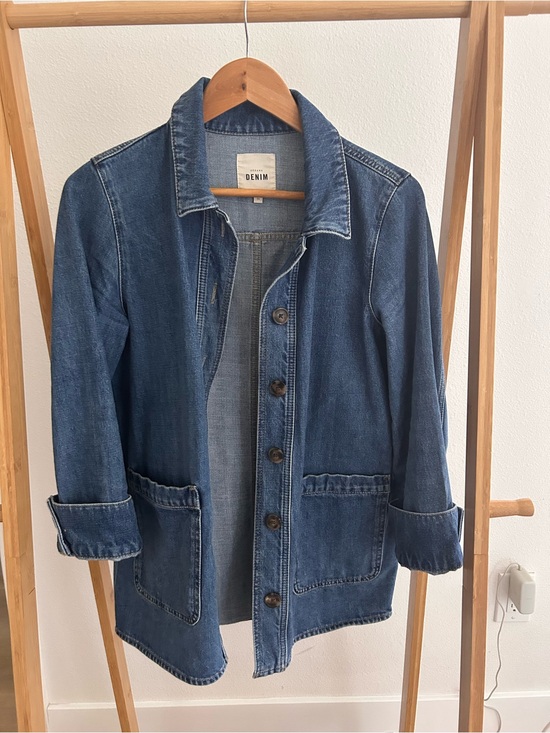 Sezane Jackets & Blazers - Sézane Gabin jacket Denim Button-Front in Medium Blue